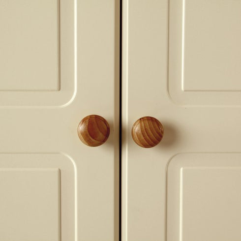 Copenhagen 2 Door 2 Drawer Combi Wardrobe in Cream/Pine